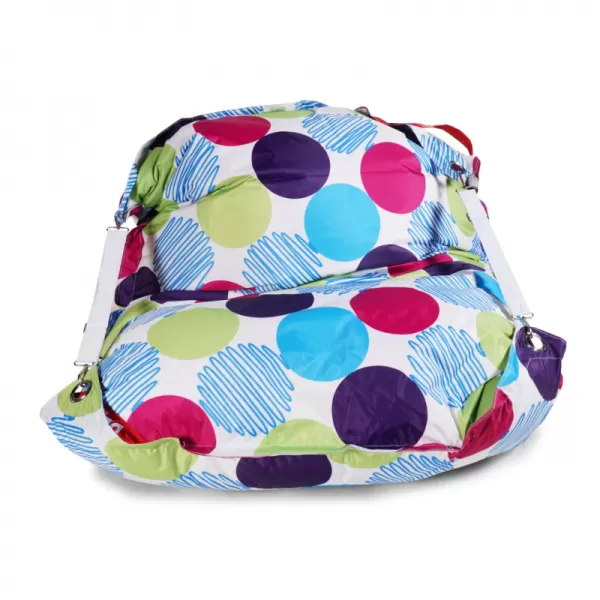 Designový sedací vak 189x140 Buble s popruhy BeanBag