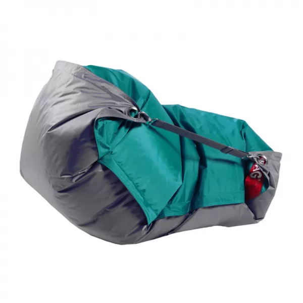 Sedací pytel 189x140 duo sea green - gray BeanBag