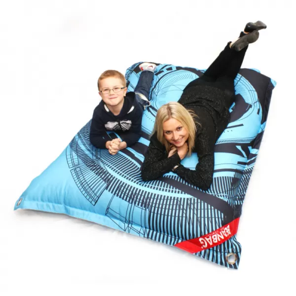 Designový sedací vak 189x140 sonar s popruhy BeanBag