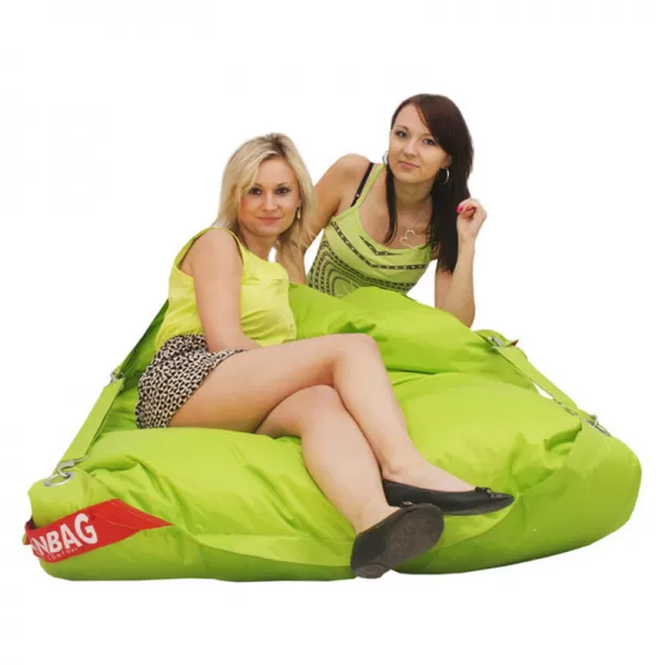 Sedací pytel 189x140 comfort s popruhy limet BeanBag