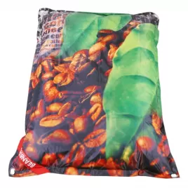 Designový sedací vak 189x140 coffee BeanBag
