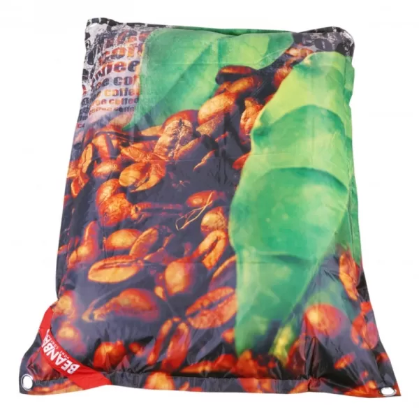 Designový sedací vak 189x140 coffee BeanBag