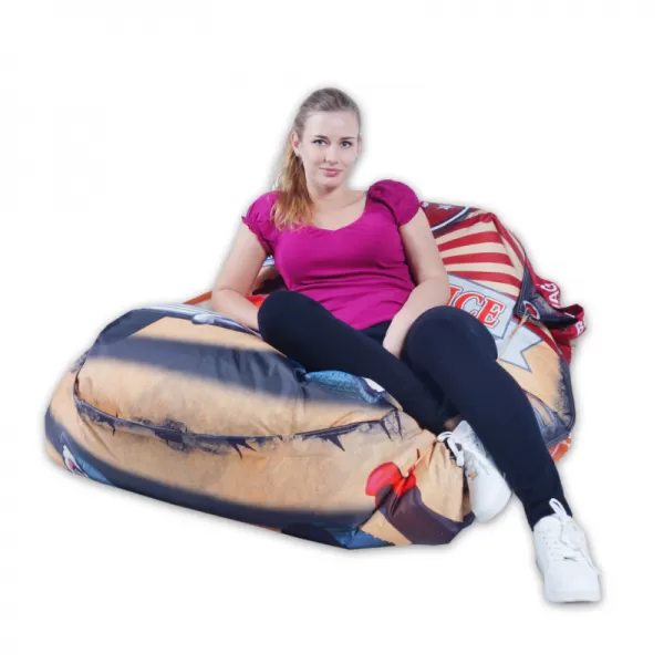 Designový sedací vak 189x140 retro BeanBag
