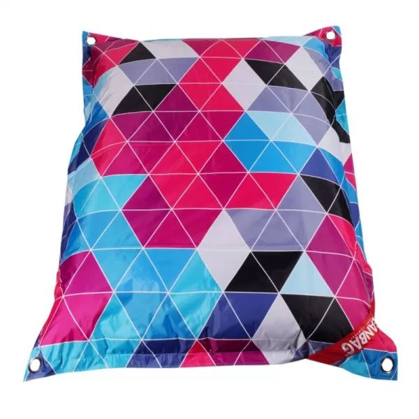 Designový sedací vak 189x140 Triangle 2 s popruhy BeanBag