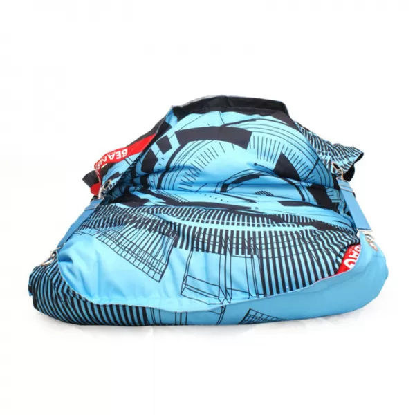 Designový sedací vak 189x140 sonar s popruhy BeanBag