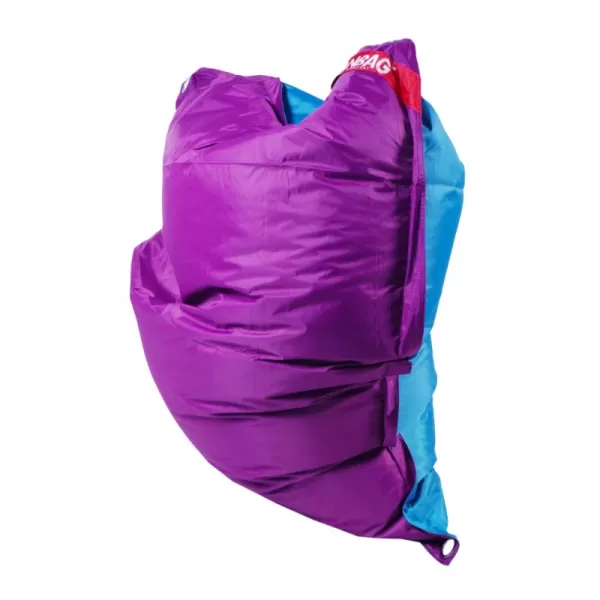 Sedací pytel 189x140 duo purple - turquoise BeanBag