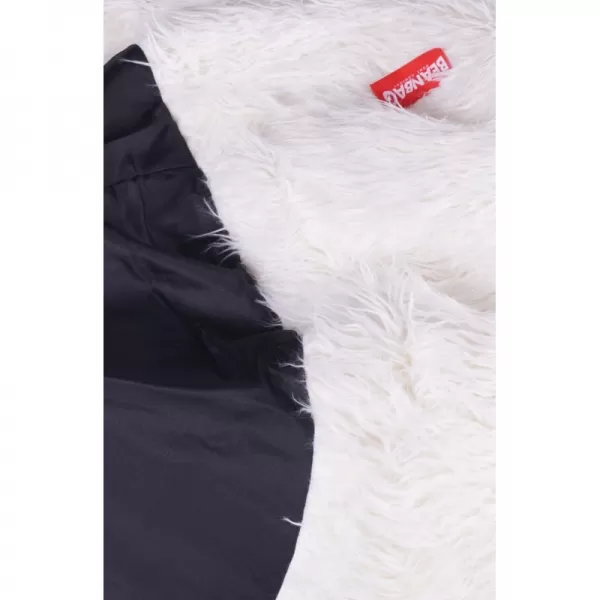 Sedací vak Shaggy White BeanBag