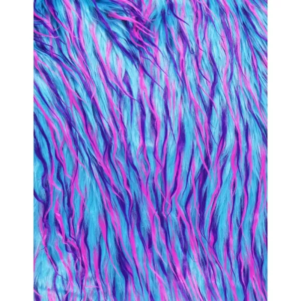 Sedací vak Shaggy Multicolor pink-violet-blue BeanBag