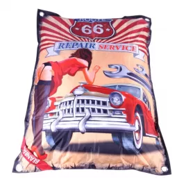 Designový sedací vak 189x140 retro BeanBag