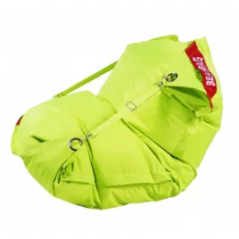 Sedací pytel 189x140 comfort s popruhy fluo limet BeanBag