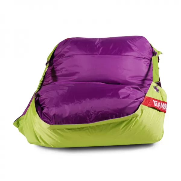 Sedací pytel 189x140 duo limet - purple BeanBag
