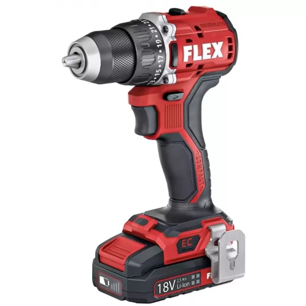 Aku šroubovák 18V/2x 2,5Ah DD 2G 18.0-EC LD/2.5 Set Flex 519049