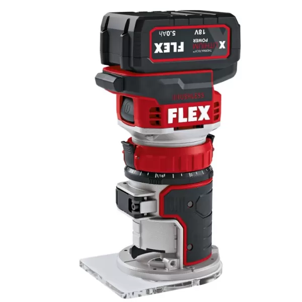 Aku hranová a vrchní frézka 18V 2x2,5 Ah CER 18.0-EC/2.5 Set Flex 531635