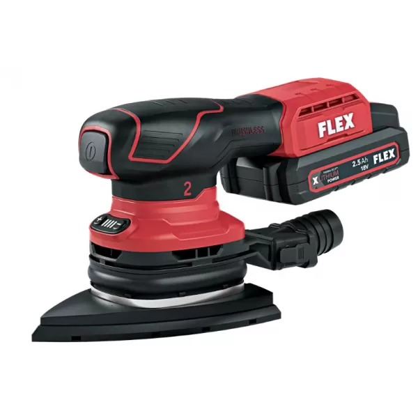 Aku delta bruska s regulací otáček 18V 2x2,5 Ah ODE 2-100 18-EC/2.5 Set Flex 532089