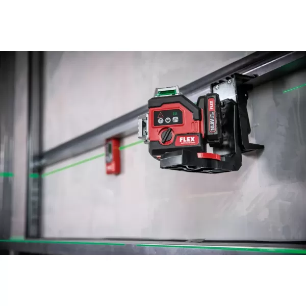 Aku křížový laser 10,8V/2,5 Ah ALC 3/360-G/R 10.8 Set Flex 500739