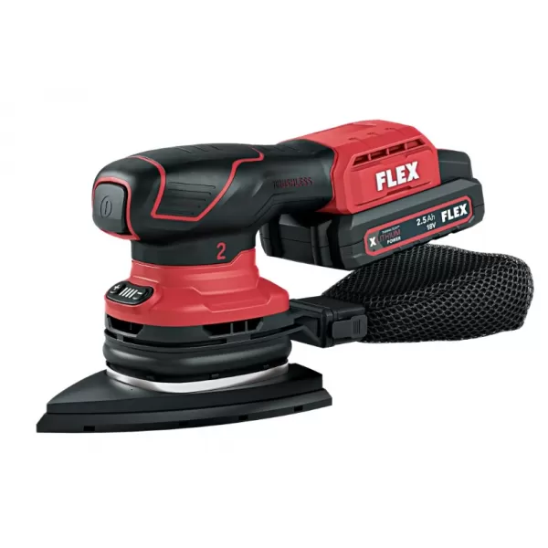 Aku delta bruska s regulací otáček 18V 2x2,5 Ah ODE 2-100 18-EC/2.5 Set Flex 532089