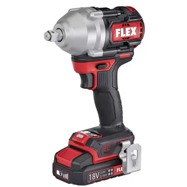 Aku rázový utahovák 18V/2x 5,0Ah IW 1/2" 750 18.0-EC/5.0 Set Flex 530233