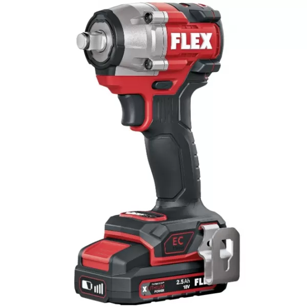 Aku rázový utahovák 18V bez aku IW 1/2" 400 18.0-EC C Flex 531502