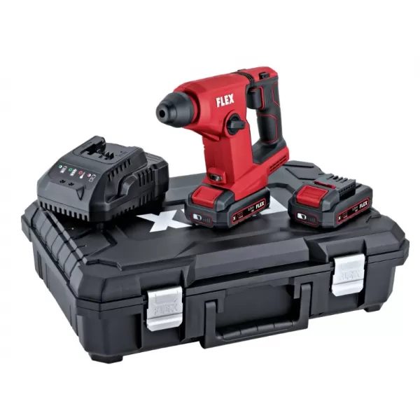 Aku vrtací kladivo 18V 2x2,5 Ah FHE 1-16 18.0-EC TC 2.5/Set Flex 531312