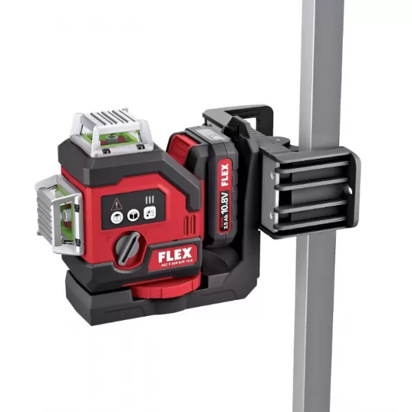 Aku křížový laser 10,8V/2,5 Ah ALC 3/360-G/R 10.8 Set Flex 500739