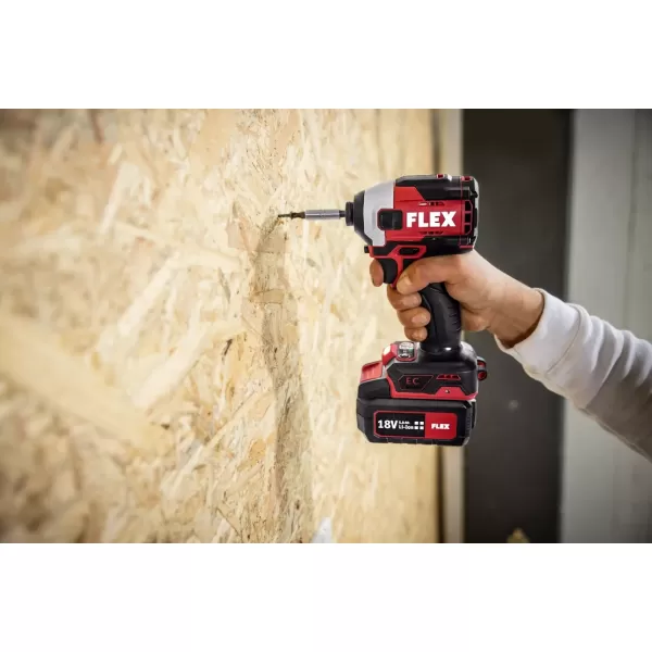 Aku rázový utahovák 18V/2x 5,0 Ah ID 1/4" 18.0-EC HD/5.0 Set Flex 520771