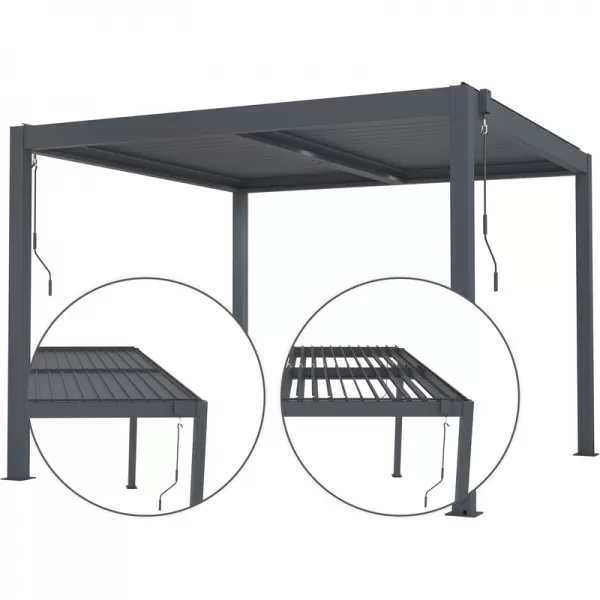 Bioklimatická pergola 3x3 m G21 Austin