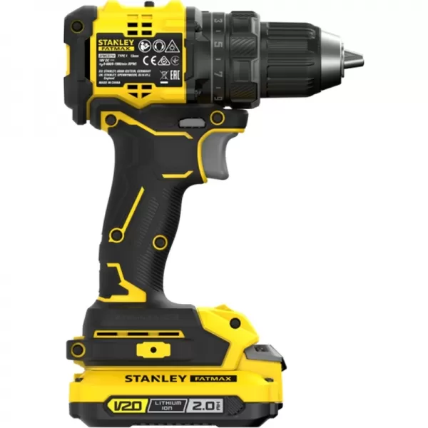 Aku bezuhlíková vrtačka 18V bez aku STANLEY FATMAX V20 SFMCD714B