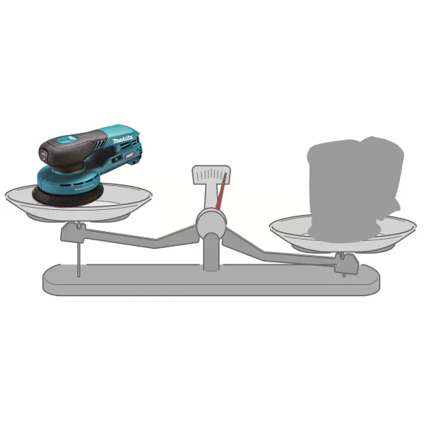 Aku excentrická bruska s regulací 125mm Li-ion XGT 40V bez aku Makita BO003CGZ