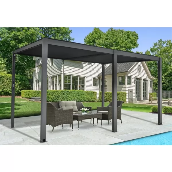 Bioklimatická pergola (4x3 m) Riwall RMBP 13x10 Anthracite