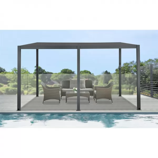 Bioklimatická pergola (4x3 m) Riwall RMBP 13x10 Anthracite
