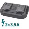 Aku úhlová bruska 20V 2x4Ah EXTOL INDUSTRIAL 8791846