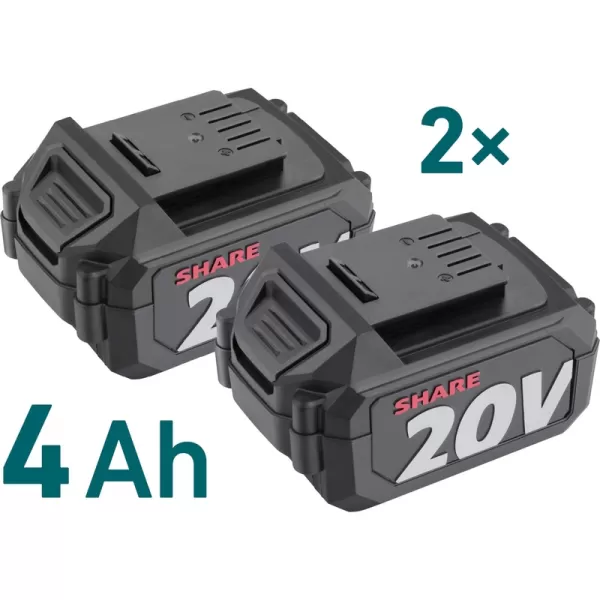 Aku úhlová bruska 20V 2x4Ah EXTOL INDUSTRIAL 8791846
