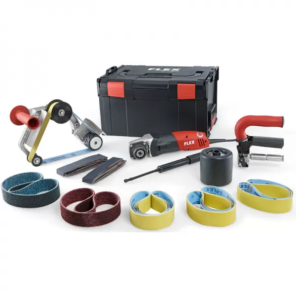 Satinační bruska FLEX BSE 14-3 INOX Set