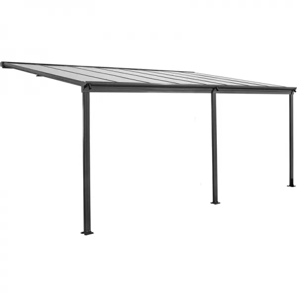 Hliníková pergola (5x3 m) Riwall RMPP 16 x 10 Anthracite
