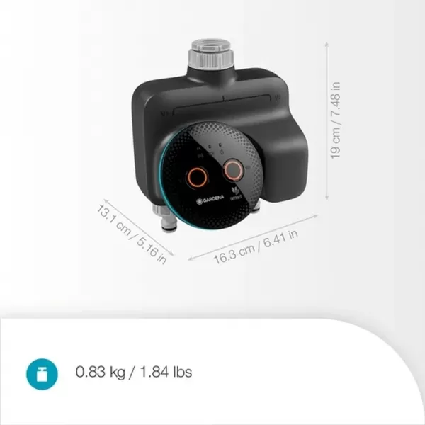 Smart Zavlažovací počítač Dual Gardena 19034-20
