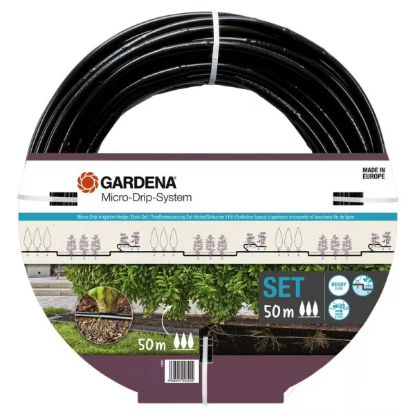 Micro-Drip-zavlažování keřů/živých plotů (50 m) Gardena 13501-20