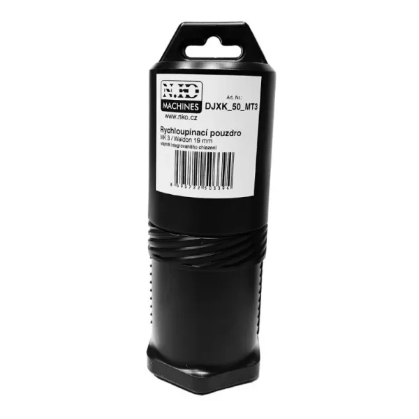 Rychloupínací pouzdro MK3 pro vrtáky s upínáním Weldon 19 mm N.KO Machines DJXK_50_MT3
