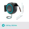 Aku nástěnný box na hadici PowerRoll XL 35 m, tyrkysový - 18V 1x2,5Ah Gardena 18640-20