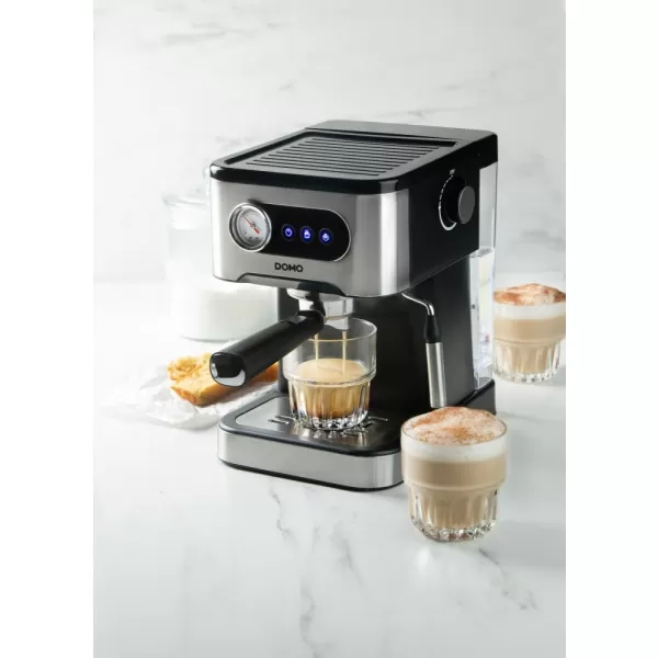 Espresso kávovar pákový - černý - DOMO DO1138K