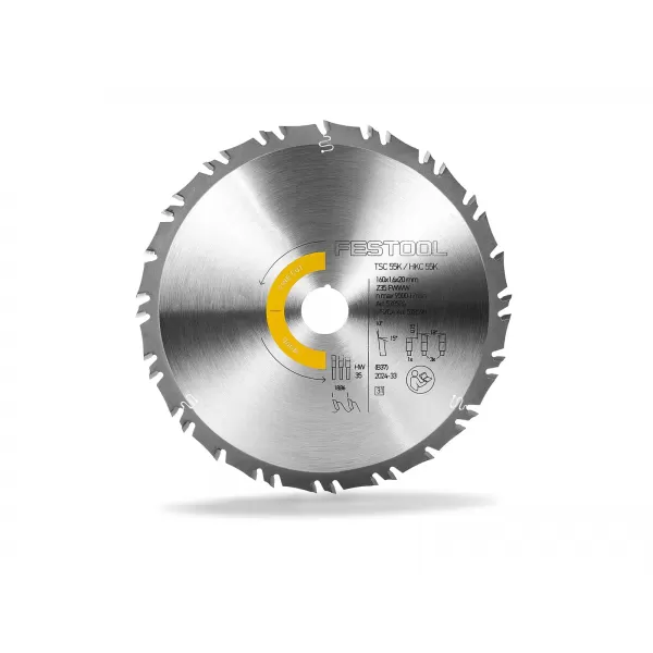Pilový kotouč do okružních pil HW 160x1,6x20 FWWW35 Festool 578586
