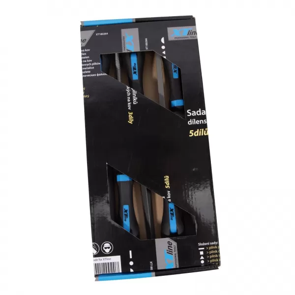 Sada pilníků na kov 200 mm, 5 dílů Xtline XT180266