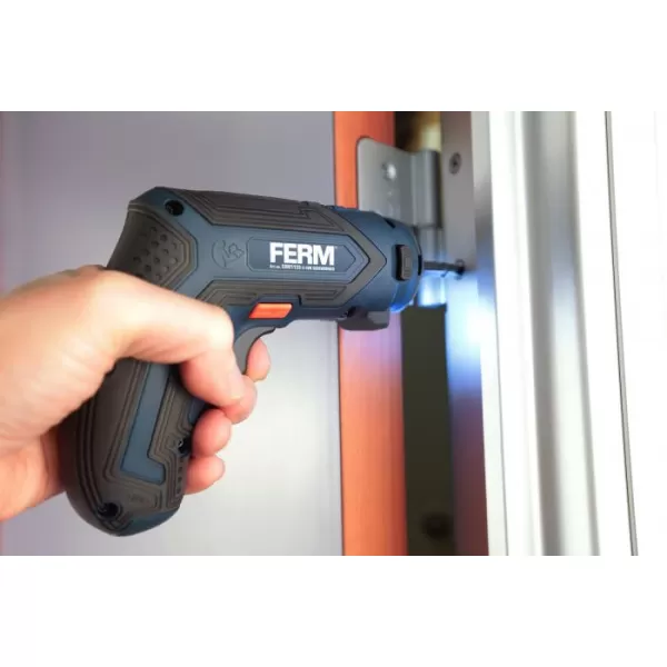 Aku multifunkční šroubovák 4,0V 1,5Ah (s kufrem a příslušenstvím) Ferm CDM1146