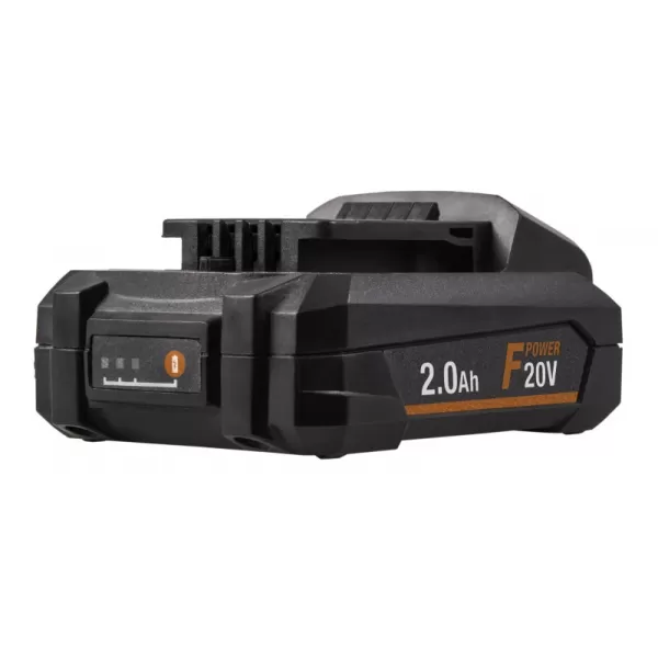 Akumulátor s indikátorem Li-Ion 20V, 2Ah FERM CDA1136
