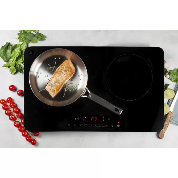 Indukční dvouplotýnkový vařič DOMO DO333IP