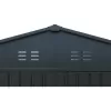 Kovová garáž 3,8x6 m se sedlovou střechou Antracit Riwall RMCG 20x13 Anthracite