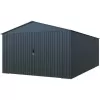 Kovová garáž 3,8x6 m se sedlovou střechou Antracit Riwall RMCG 20x13 Anthracite