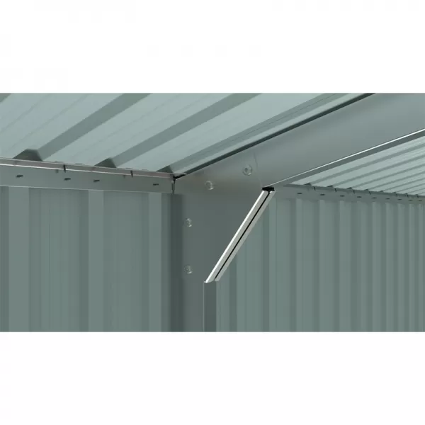 Kovová garáž 3x6 m se sedlovou střechou Antracit Riwall RMCG 20x10 Anthracite