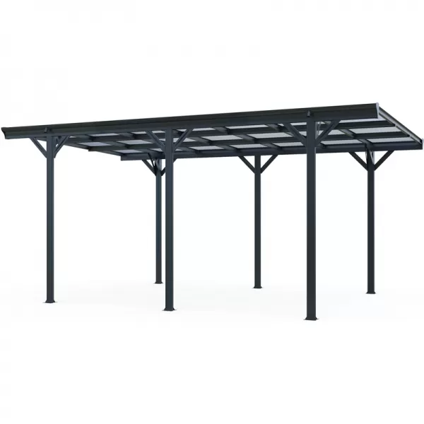 Přístřešek pro auto (5x3 m) Riwall RMCP 16 x 10 Anthracite