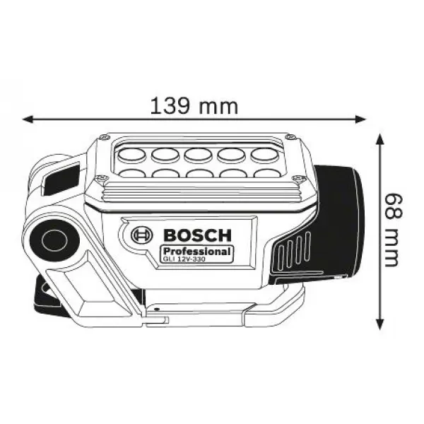Aku svítilna Bosch GLI 12V-330
