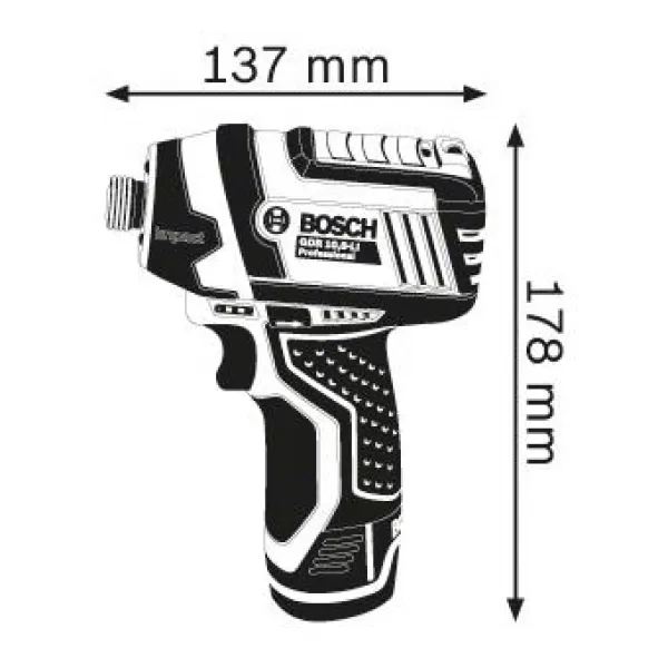 Aku rázový utahovák bez baterie Bosch GDR 12V-105 Professional 0.601.9A6.901